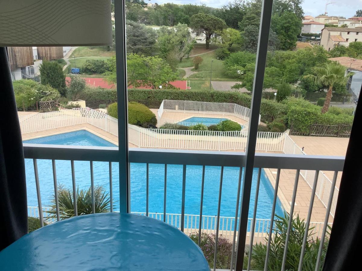 Au calme dans hameau fleuri joli Studio 3 pers piscine parking wi-fi Vence Extérieur photo